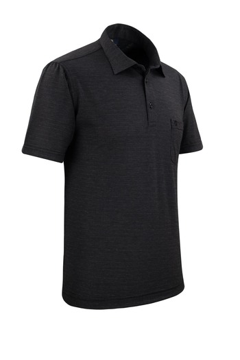 Çizgi Triko Men's Shirt Collar Buttoned Pocket T-Shirt Classic Fit - 5100