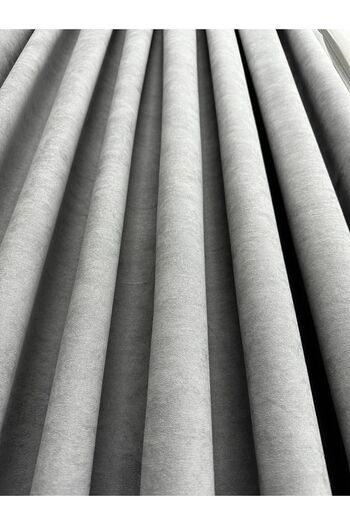 Perde Pendik Island Backdrop Light Grey Single Wing 1/3 Close Pleat - Luxury Backdrop Curtain Suitable for Any Room