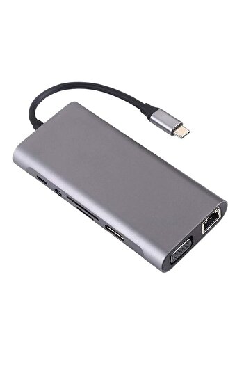CODEGEN Usb 3.1 Type-c – 11in1 4xusb 3.0 Hdmı Vga Usb 3.1 Type-c Rj45 Ethernet Sd/micro Sd Kart Ç
