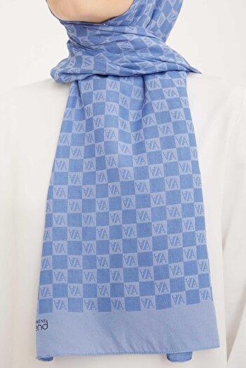 Armine Ultra Ligther a Logo Trend Jeans Blue Shawl - 18-23046