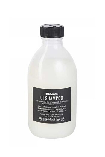 Davines Oi Shampoo 280 ml - Sulfate Free Care Shampoo for All Hair Types - 800460835552