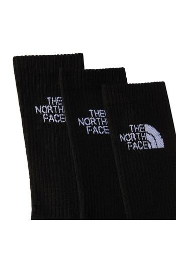 THE NORTH FACE Мултиспортни чорапи Cush Crew, 3 чифта, черни