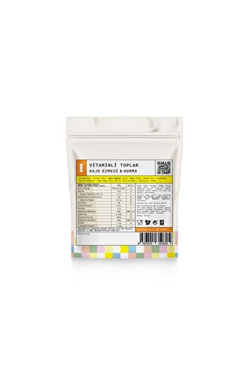 FROPİE Vitamin Kids Fruit Balls - Coconut Coated & Cashew Paste X 12