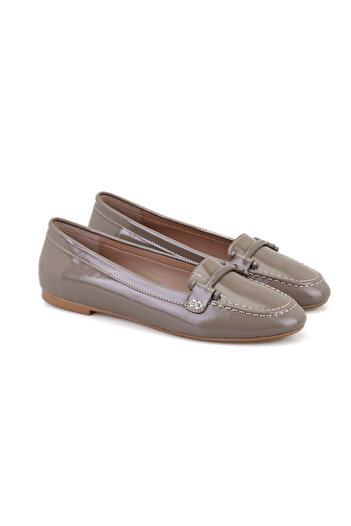 Desa Women's Mink Leather Ballerinas