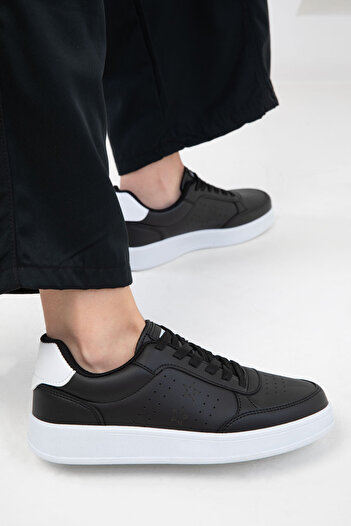 SOHO Siyah-Beyaz Kadın Sneaker 20157