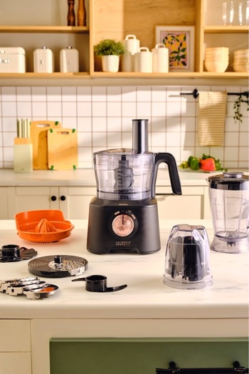 Karaca Mastermaid Power Max 11 In 1 Food Processor Black Copper 2500 W