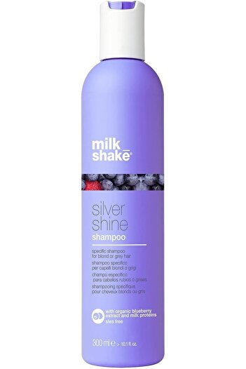Milkshake Milk_shake Silver Shine Purple Shampoo for Blonde Hair - Blonde Toner for Brassy Hair 100% SLES-Free