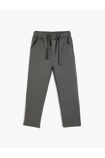 Koton Cotton Buttoned Pocket Detailed Trousers Look Sweatpants