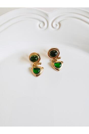 DEVİ fashion Vintage Stone Earrings