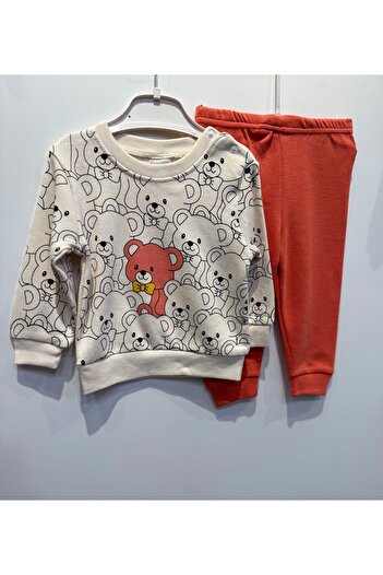 HappyMom Teddy Bear Printed Set