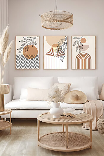 Artavessa 3 Parça Çerçeve Görünümlü Mdf Tablo Seti