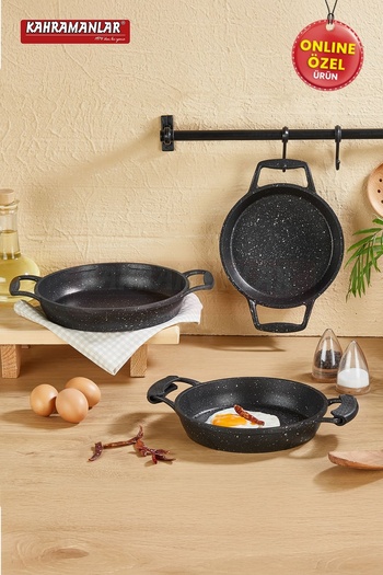 Kahramanlar Elegant 3-Piece Cast Boiler Set