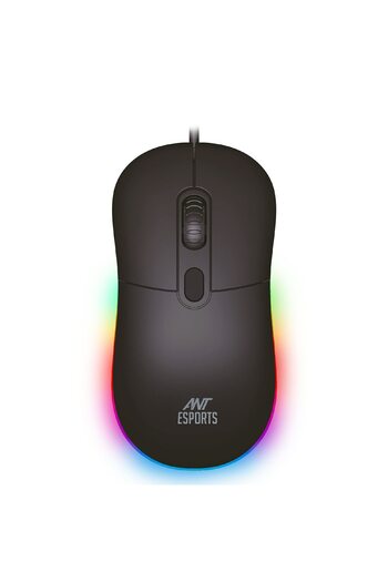 Ant Esports Gm40 Rgb Gaming Mouse | 2400 Dpi, Ergonomic, Minimalist Design, Rgb Lights
