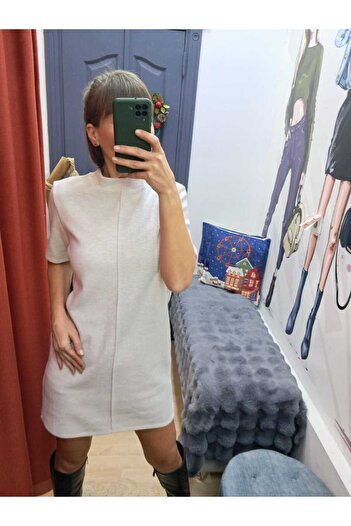 FV Thessaloniki Corduroy Short Sleeve Camisole Basic Dress