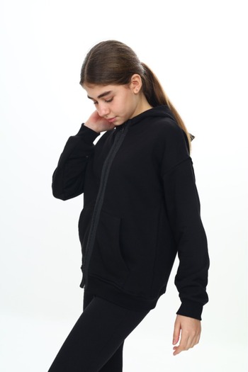 Toontoy Girl's Hooded Cardigan