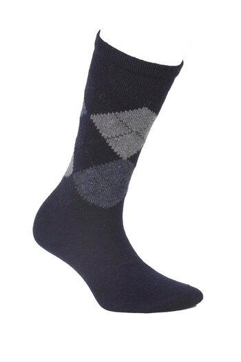 ERDEM İÇ GİYİM Weweus Women's Navy Blue Denim Long Wool Socks 205Ld
