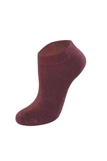 ERDEM İÇ GİYİM Weweus Women's Burgundy Sneaker Socks 268