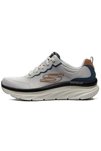 SKECHERS Ανδρικά αθλητικά παπούτσια D'lux Walker Memory Foam με σόλα με μνήμη, καθημερινά αθλητικά παπούτσια για άνδρες, κρέμα