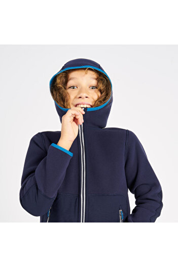 Decathlon Tribord Kids Sailing Fleece - Blue/Navy - Sailing 500
