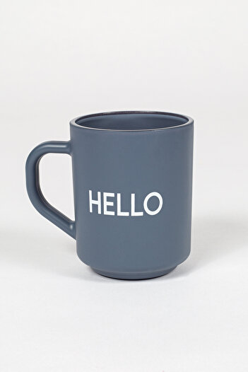 Rakle Motto Hello Mug Cup Smoked