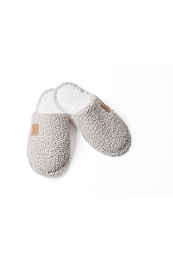 KAPVOE Fleece Slippers - Non-Slip Sole, Fluffy, Non-Pilling, Comfortable Muffy Dish Slippers with Plush Inside Detail