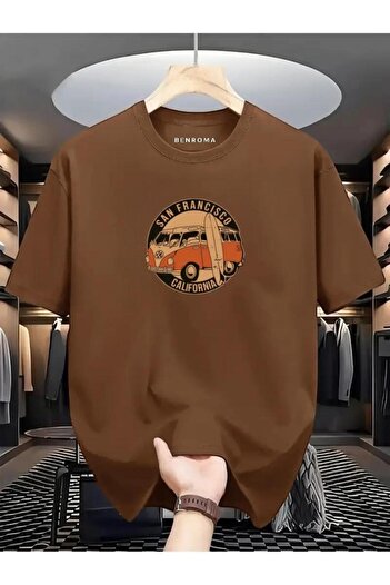 BENROMA Μπλουζάκι με στάμπα Woswos Oversize
