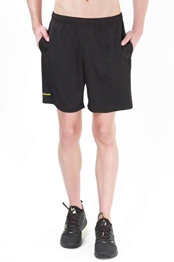 Head Hbs-1092 Badminton Shorts |   Black, Medium |   Polyester |   Side Sliding Pockets |   Flexible and Comfortable