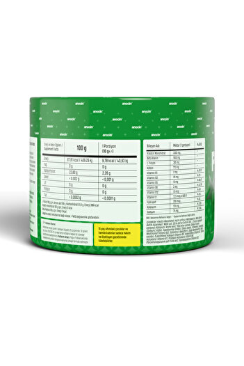 anocin Pre-workout Vitamin Boost Complex-vitamin B1,b3,b5,b6,b12,d-elma Aromalı - American Fitness Series