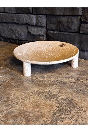 Polen Stone Travertine Stone Snum Holder - Tray Design