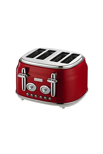 Berghoff Gem Retro Red Four Slice Toaster - 7950050