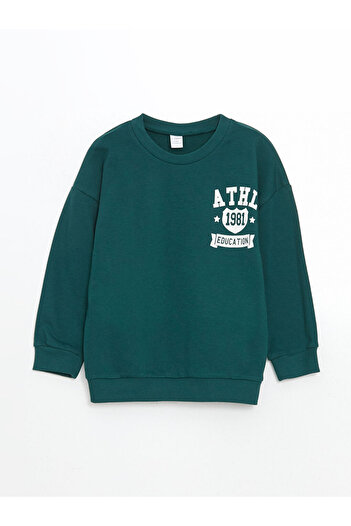 LC Waikiki LCW Kids Crew Neck εμπριμέ αγόρια φούτερ και φούτερ 2 τεμαχίων
