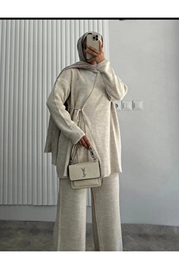 DEFNECE BUTİK Chimoned Knitting Suit