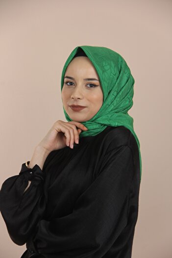Sima Benetton Silk Jacquard Scarf