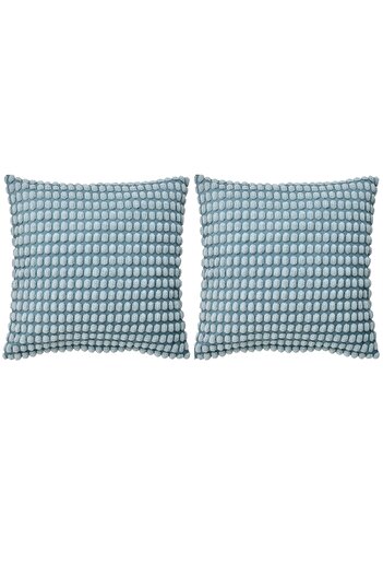 IKEA Set Ikea de 2 - Față de pernă Albastru deschis, Față de pernă cu fermoar 50x50 Cm