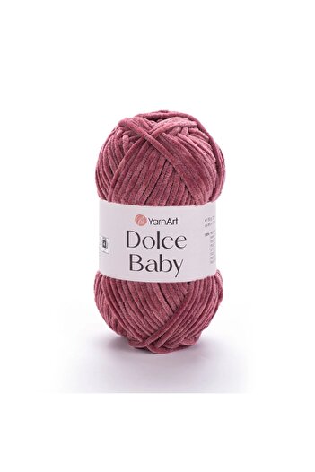 Yarnart Dolce Baby - Velvet, Baby Hand Knitting νήμα Dusty Rose-751
