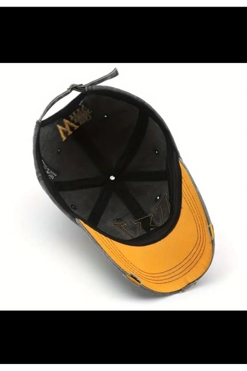 Betülce W Cap Yeni Trend Eskitme Unisex Şapka