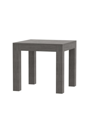Mahmayi 2-Seater Wooden Dining Table for Kitchen, 80cm, Grey Brown Whiteriver Oak Finish