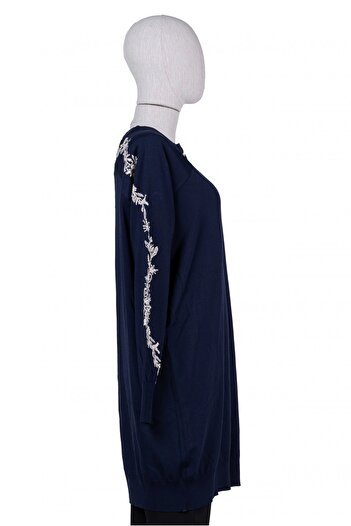 Invee Ζακέτα INVEE 6846 με χάντρες με χάντρες - Navy Blue