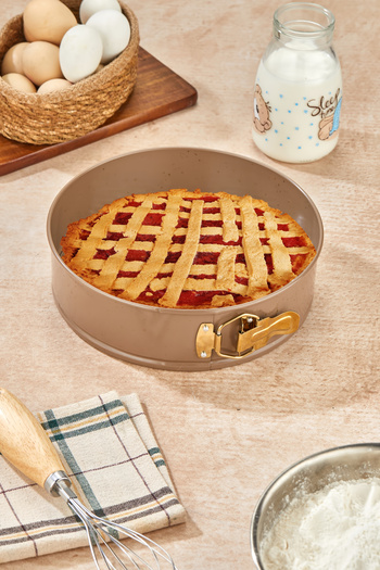 Cooker Clamped Steel Cake Mold 24 cm