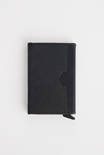 Tudors Genuine Leather Men's Black Wallet