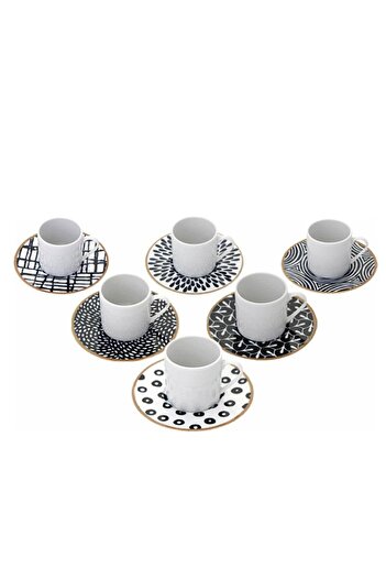 Porland 12 Piece Fractal Coffee Set