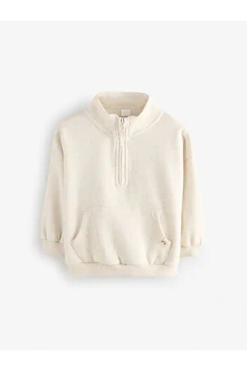 Next Baby Yulaf ezmesi - Yarım Fermuarlı Sweatshirt