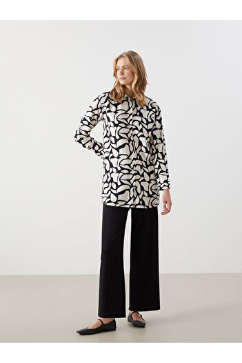 LC Waikiki Quality Parts from Celebi Store |   Textured Women's Trousers with Elastic Waist