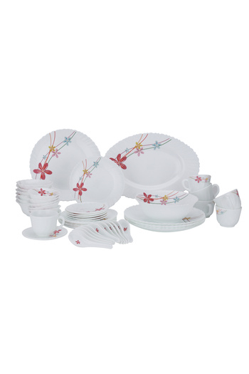 ROYALFORD RF10200 50Pcs Opalware Dinner Set, Assorted Design