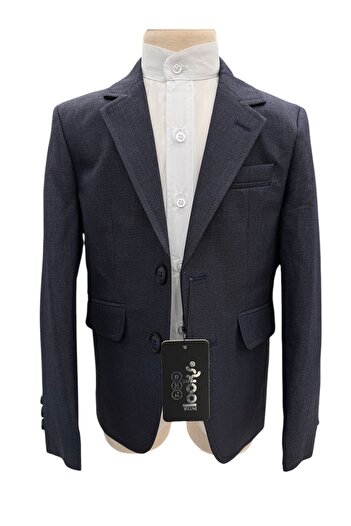 LOOKS KİDS Boy's Classic Navy Blue Blazer Jacket