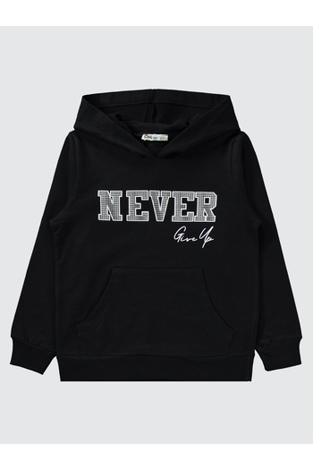 Civil Boys 6-9 Year Old Boy's Black Tracksuit Set