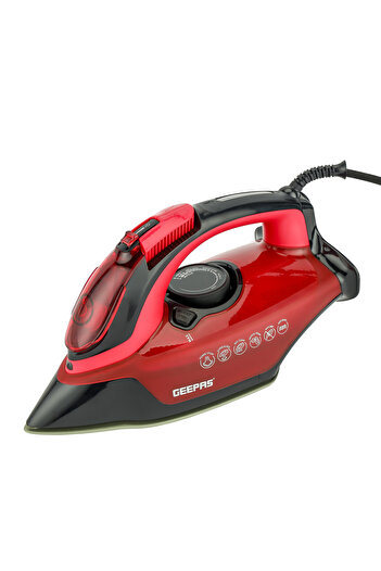 Geepas Ceramic Steam Iron- 350 ml Water Tank, 3100 W Power