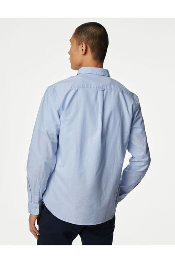 Marks & Spencer Saf Pamuklu 2'li Regular Fit Oxford Gömlek Seti