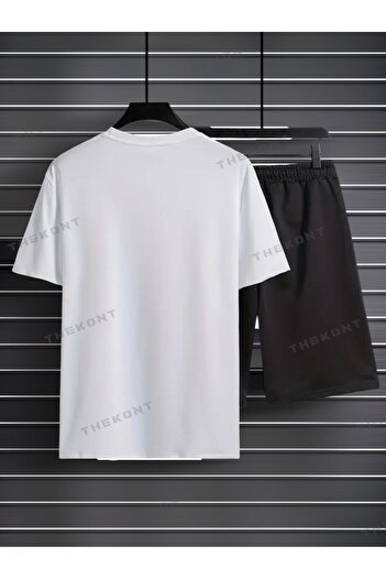 THEKONT Printed 012 Unisex Shorts-Tshirt Suit