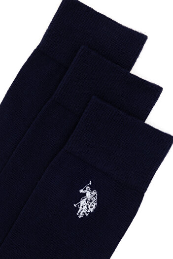 U.S. Polo Assn. Men's Navy Blue Socks 50299037 -Vr033